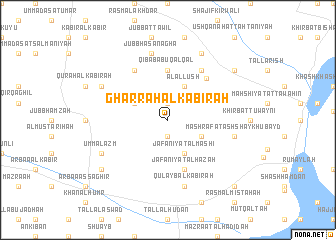 map of Gharrah al Kabīrah