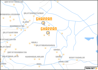 map of Gharrān