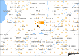 map of Ghārū