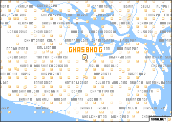 map of Ghāsbhog