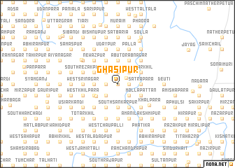 map of Ghāsipur