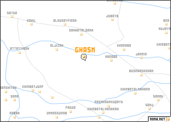 map of Ghaşm