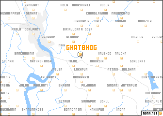 map of Ghātbhog