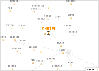 map of Ghātel