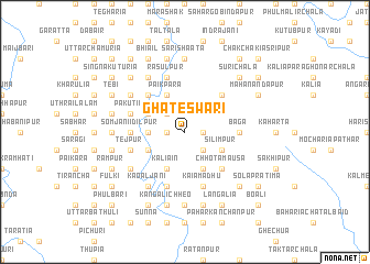 map of Ghāteswari