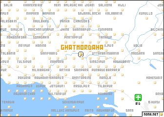 map of Ghat Mordaha