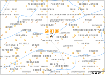 map of Ghator