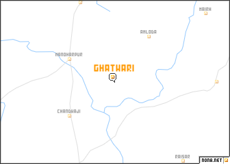 map of Ghātwāri