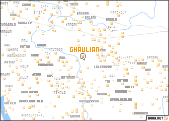 map of Ghaulian