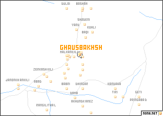 map of Ghaus Bakhsh