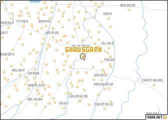 map of Ghausgarh