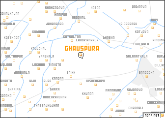 map of Ghauspura