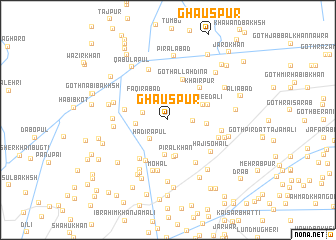map of Ghauspur