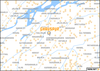 map of Ghauspur