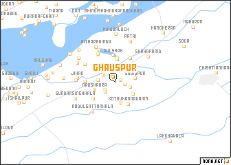 map of Ghauspur