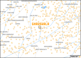 map of Ghauswāla