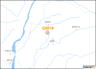 map of Ghāyā