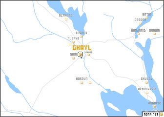 map of Ghayl