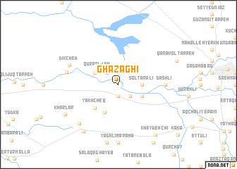 map of Ghazāghī