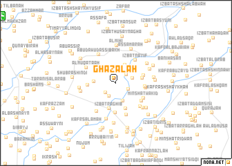 map of Ghazālah