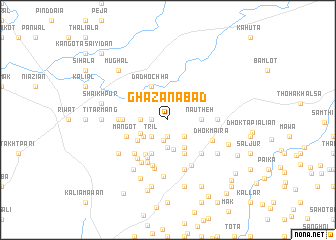 map of Ghazanābād