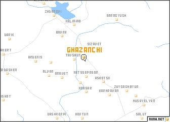 map of Ghazanch\