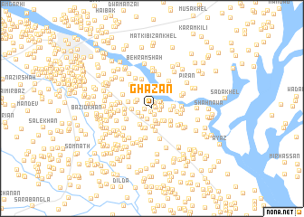 map of Ghazān