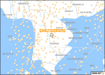 map of Ghāzi Gopāng