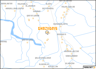 map of Ghāzī Idrīs