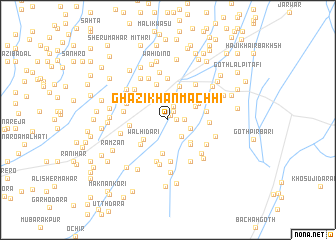 map of Ghāzi Khān Māchhi