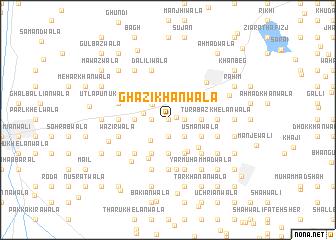 map of Ghāzi Khānwāla