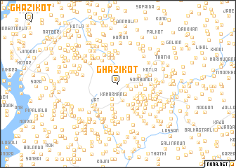 map of Ghāzīkot