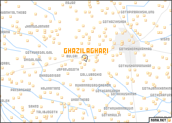 map of Ghāzi Laghāri