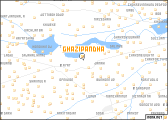 map of Ghāzi Pāndha