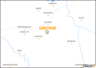 map of Ghazipur