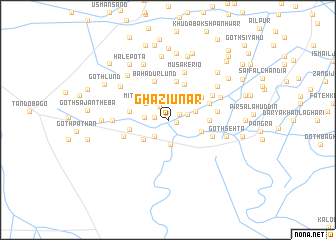 map of Ghāzi Unar