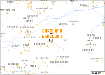 map of Ghazlūna