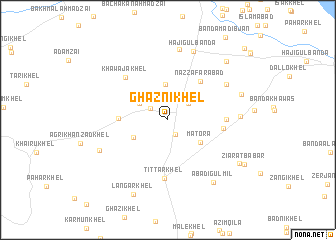 map of Ghazni Khel