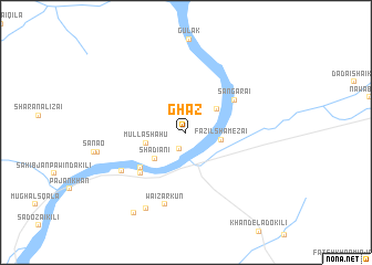 map of Ghāz