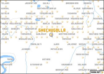 map of Ghechugolla