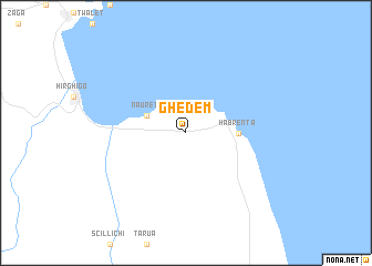 map of Ghedem
