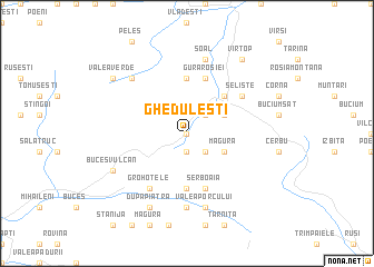 map of Gheduleşti