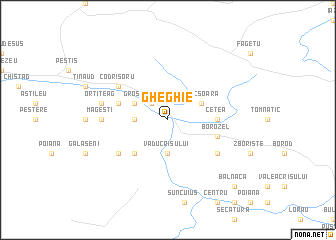 map of Gheghie