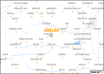 map of Ghelar