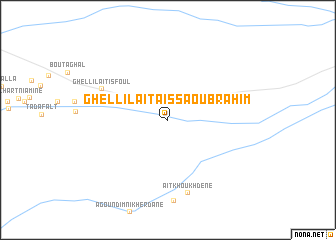 map of Ghellil Aït Aïssa Ou Brahim