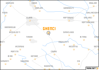 map of Ghenci