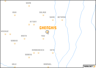 map of Ghenghis