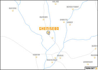 map of Gheniseba