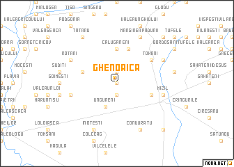 map of Ghenoaica