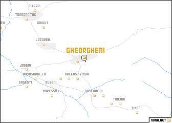 map of Gheorgheni